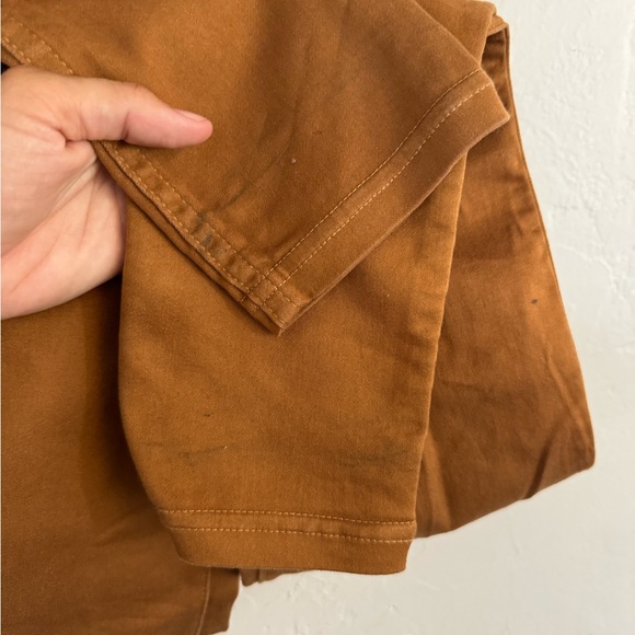 AMERICAN APPAREL HIGH WAISTED DISCO PANTS IN TAN DENIM sz SMALL - Picture 11 of 11